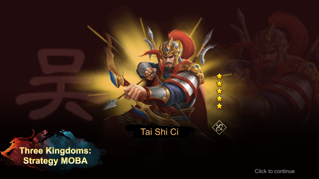 Three Kingdoms: Strategy MOBA - Tai Shi Ci