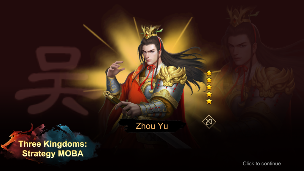 Three Kingdoms: Strategy MOBA - Zhou Yu