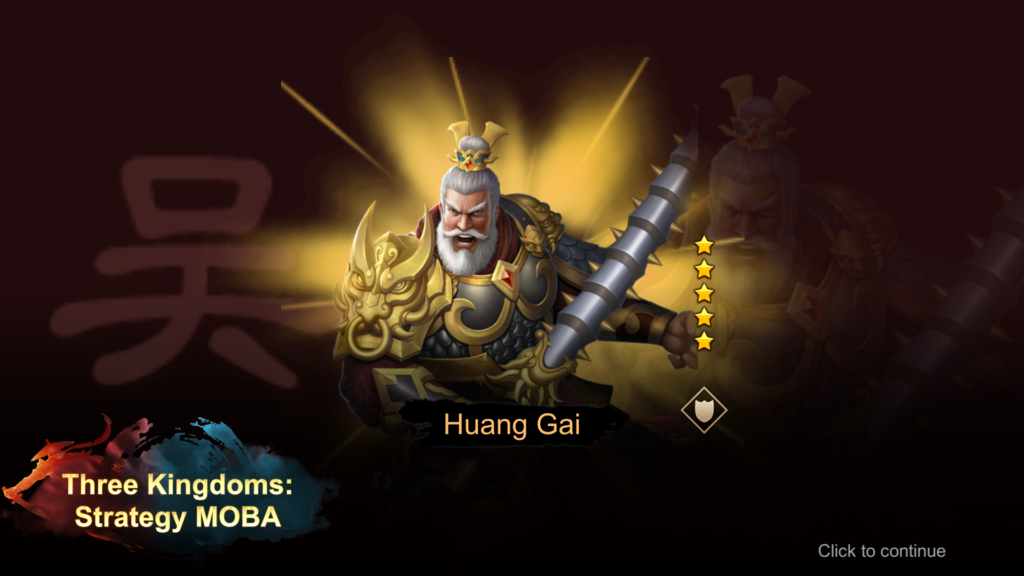 Three Kingdoms: Strategy MOBA - Huang Gai