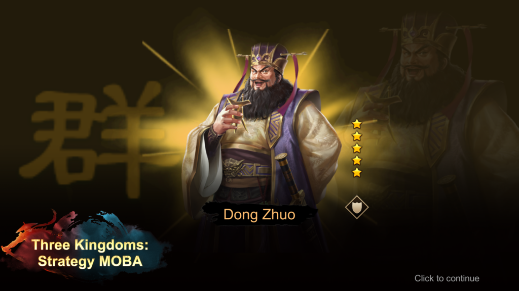 Three Kingdoms: Strategy MOBA - Dong Zhuo