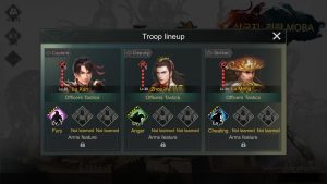 Three Kingdoms: Strategy MOBA : Lu Xun + Zhou Yu + Lu Meng