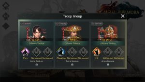 Three Kingdoms: Strategy MOBA : Lu Xun + Lu Meng + Tai Shi Ci
