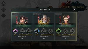 Three Kingdoms: Strategy MOBA : Lu Xun + Huang Gai + Da Qiao