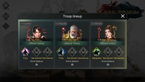Three Kingdoms: Strategy MOBA : Lu Xun + Huang Gai + Xiao Qiao