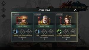 Three Kingdoms: Strategy MOBA : Lu Meng + Huang Gai + Xiao Qiao